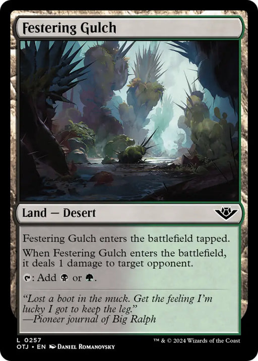Festering Gulch [Outlaws of Thunder Junction] - MTG Single