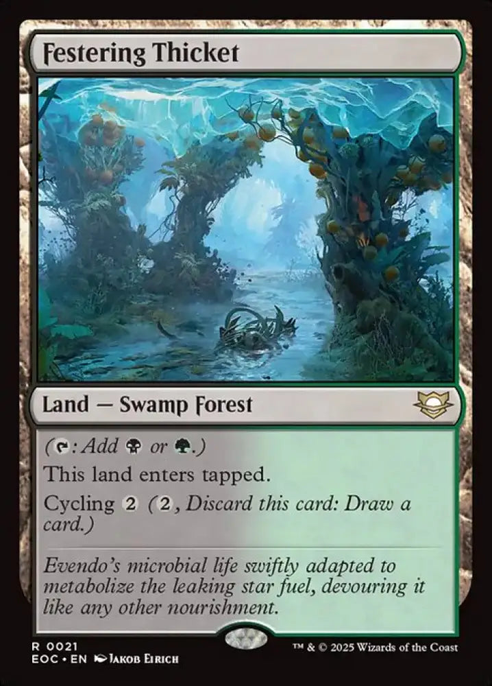 Festering Thicket (21) [Edge of Eternities Commander]