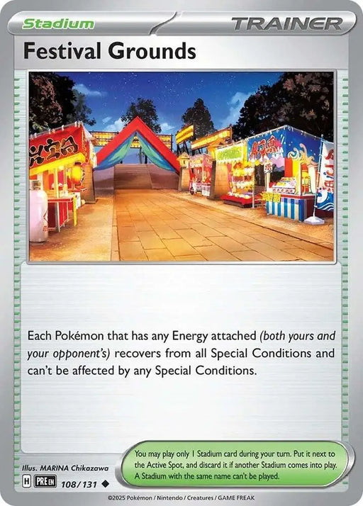 Festival Grounds (108/131) [Scarlet & Violet: Prismatic Evolutions] - Pokemon Single