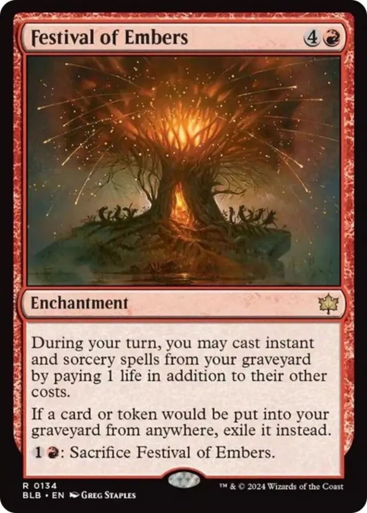 Festival of Embers [Bloomburrow] - MTG Single