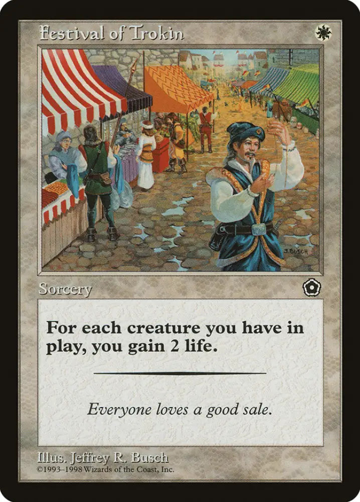 Festival of Trokin [Portal Second Age] - MTG Single