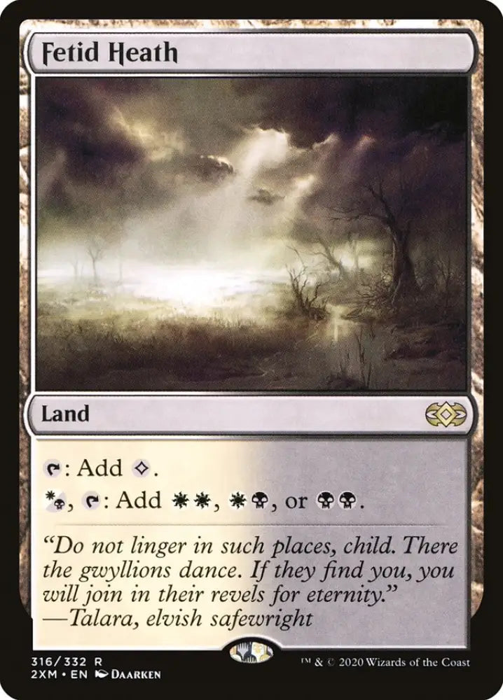 Fetid Heath [Double Masters] - MTG Single