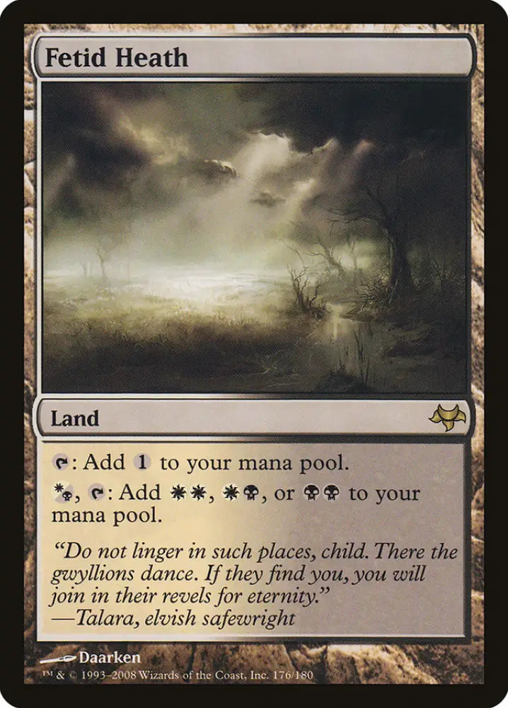 Fetid Heath [Eventide] - MTG Single