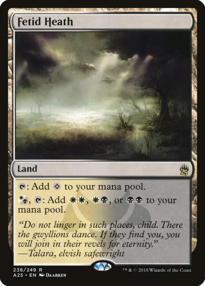 Fetid Heath [Masters 25] - MTG Single