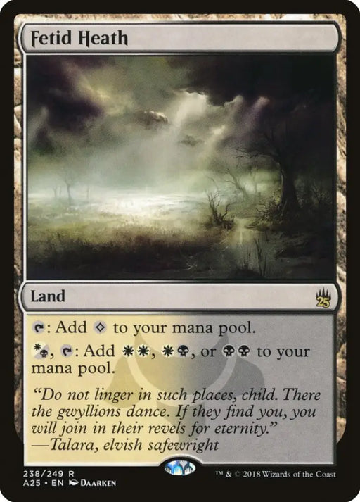 Fetid Heath [Masters 25] - MTG Single