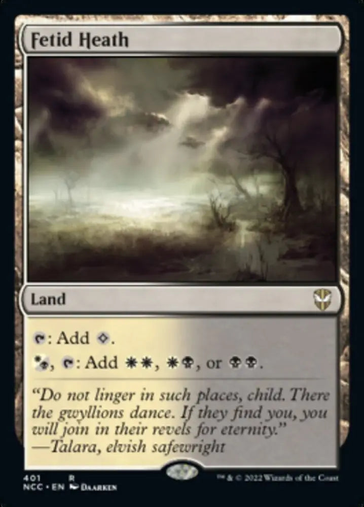 Fetid Heath [Streets of New Capenna Commander] - MTG Single