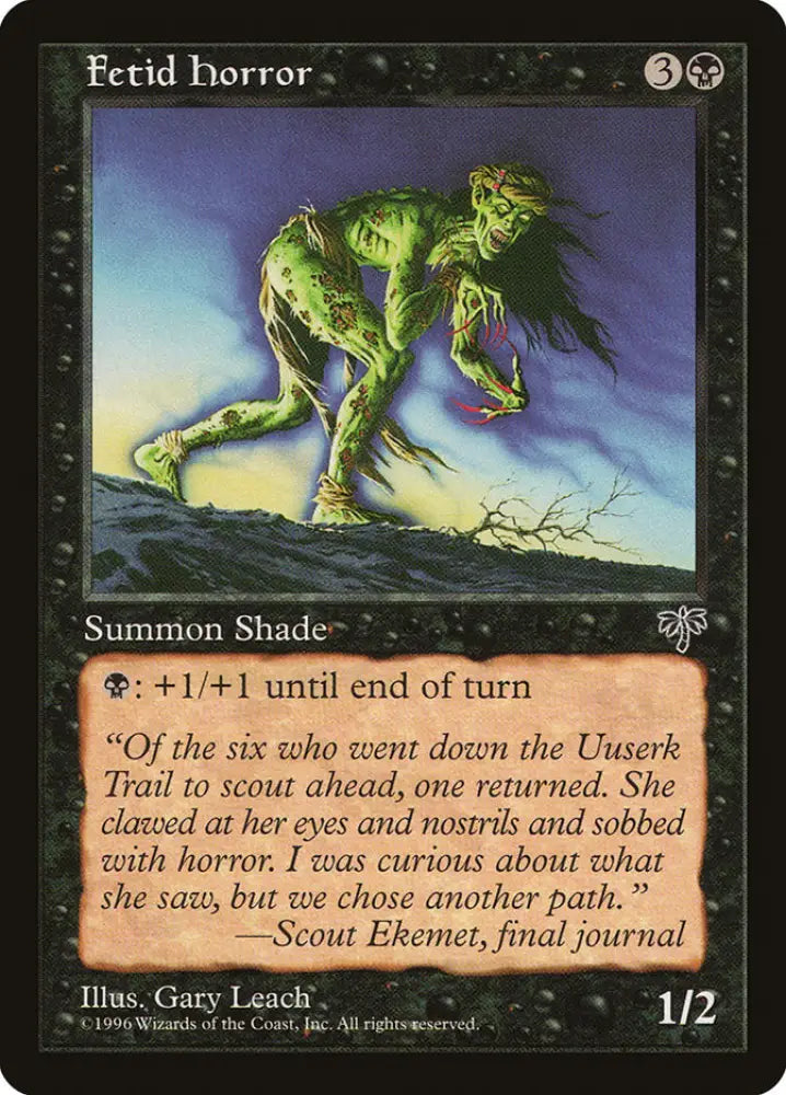 Fetid Horror [Mirage] - MTG Single