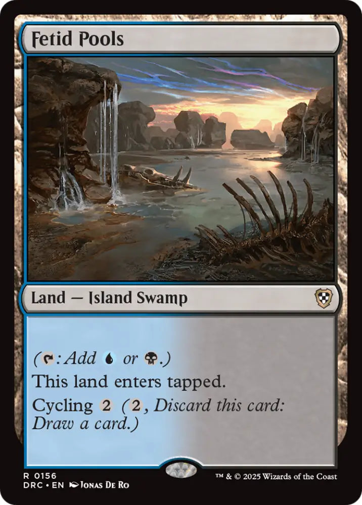 Fetid Pools [Aetherdrift Commander] - MTG Single