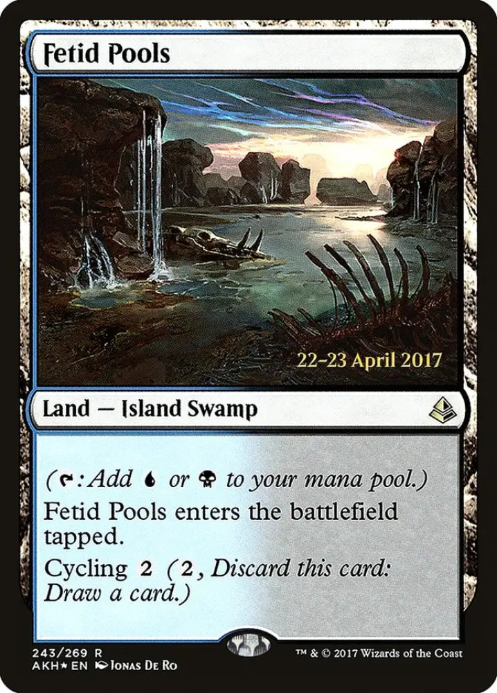 Fetid Pools [Amonkhet Prerelease Promos] - MTG Single