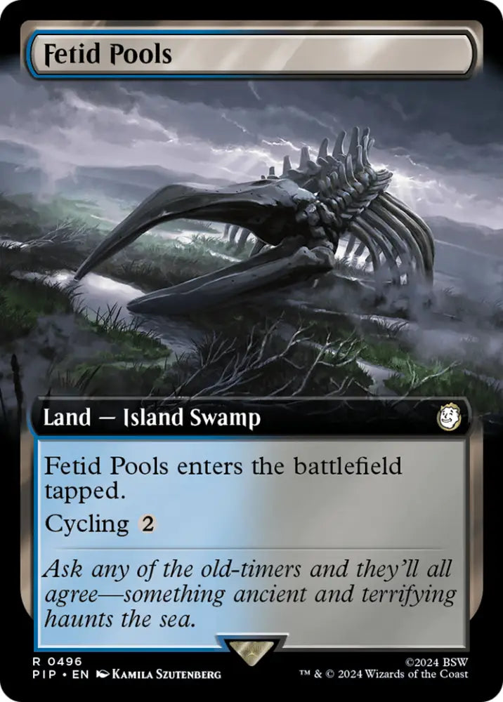 Fetid Pools (Extended Art) [Fallout] - MTG Single