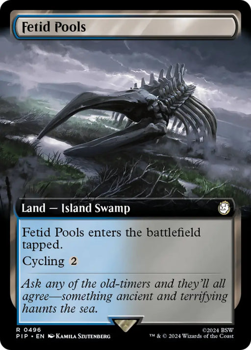 Fetid Pools (Extended Art) [Fallout] - MTG Single