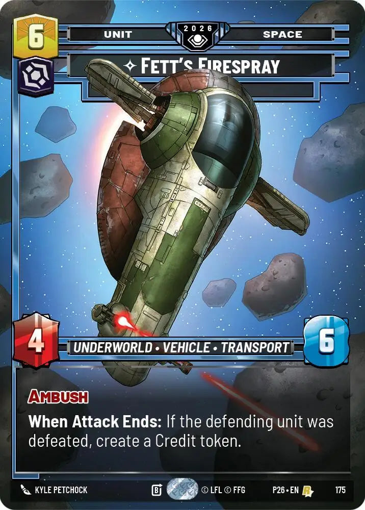 Fett's Firespray - In Pursuit (175) [Galactic Championship 2026]