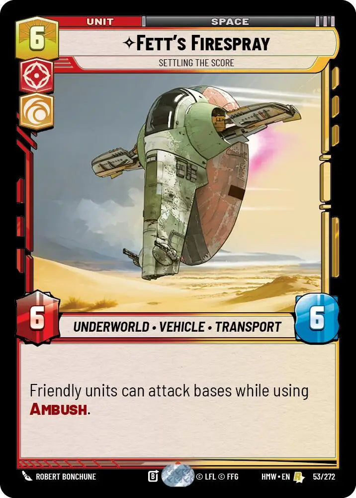 Fett's Firespray - Settling the Score (53/272) [Homeworlds]