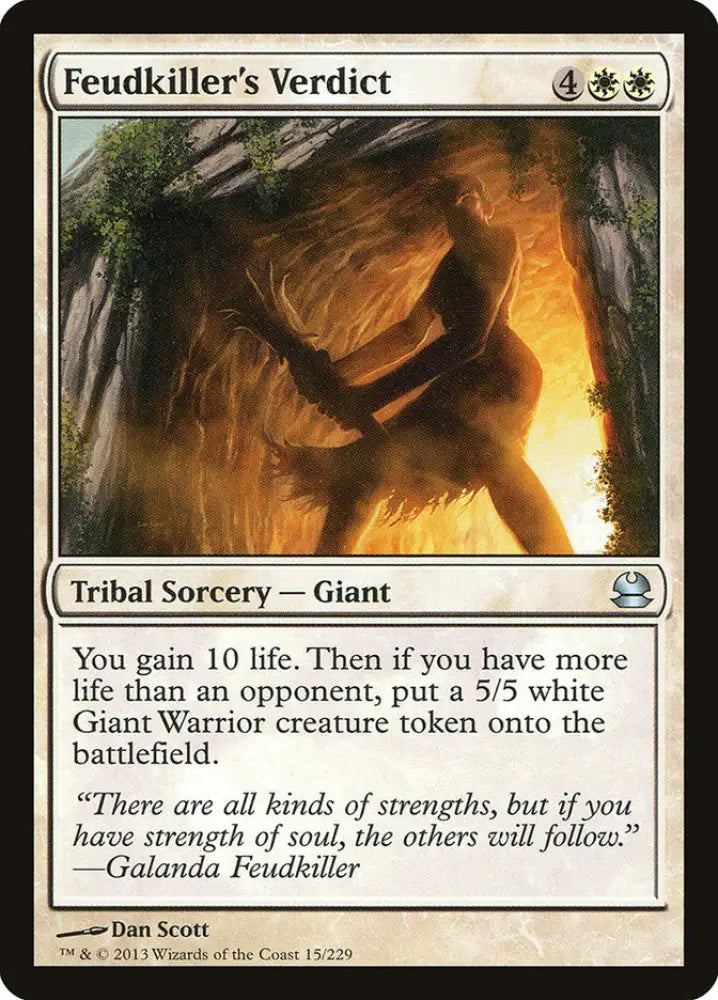 Feudkiller’s Verdict [Modern Masters] - MTG Single