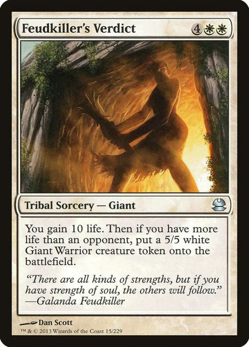 Feudkiller’s Verdict [Modern Masters] - MTG Single