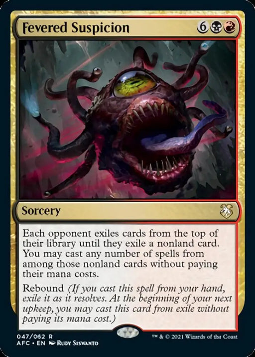 Fevered Suspicion [Dungeons & Dragons: Adventures in the Forgotten Realms Commander] - MTG Single