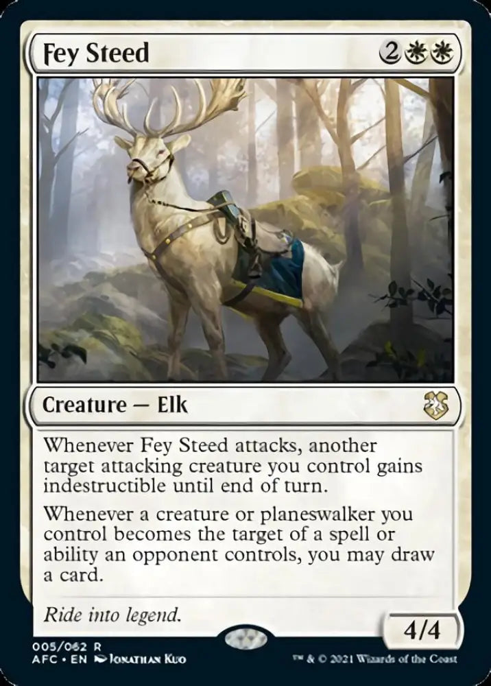Fey Steed [Dungeons & Dragons: Adventures in the Forgotten Realms Commander] - MTG Single