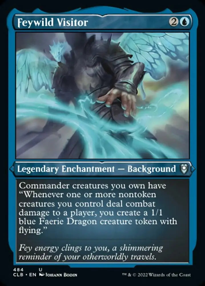 Feywild Visitor (Foil Etched) [Commander Legends: Battle for Baldur’s Gate] - MTG Single