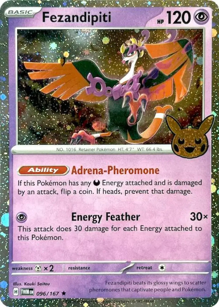 Fezandipiti (096/167) (Cosmos Holo) [Trick or Trade] - Pokemon Single