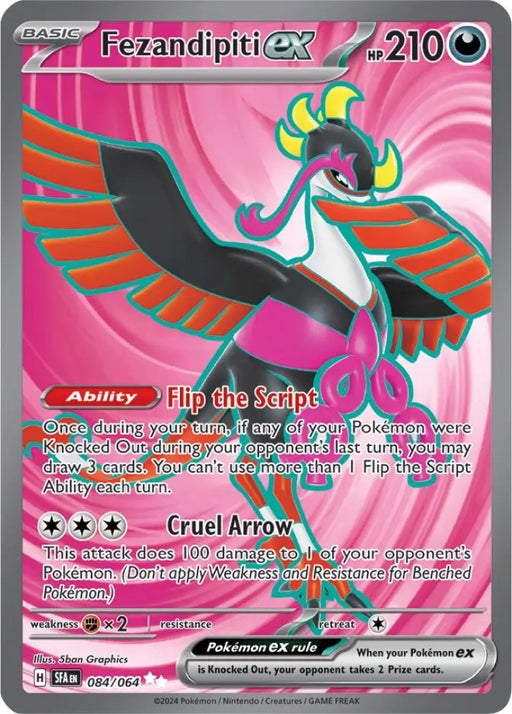 Fezandipiti ex (084/064) [Scarlet & Violet: Shrouded Fable] - Pokemon Single