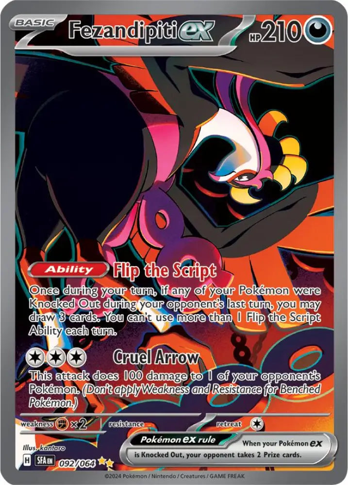Fezandipiti ex (092/064) [Scarlet & Violet: Shrouded Fable] - Pokemon Single