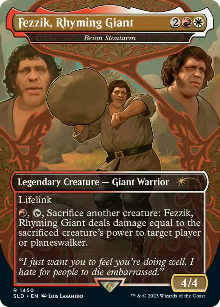 Fezzik Rhyming Giant - Brion Stoutarm [Secret Lair Drop Series] - MTG Single