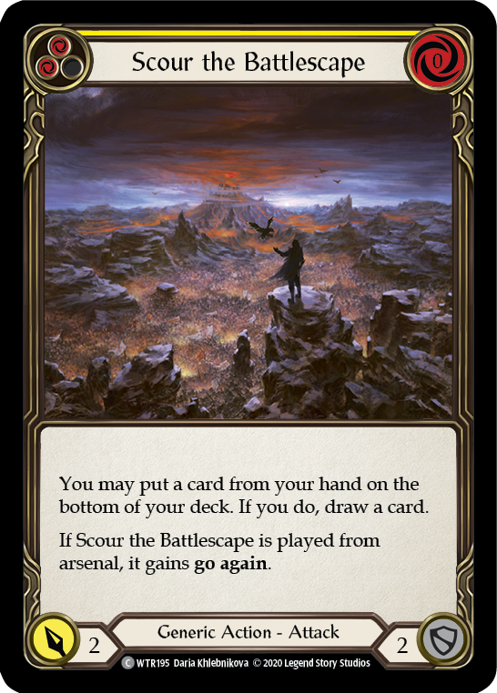 Scour the Battlescape (Yellow) [Welcome to Rathe Unlimited] Unlimited Normal