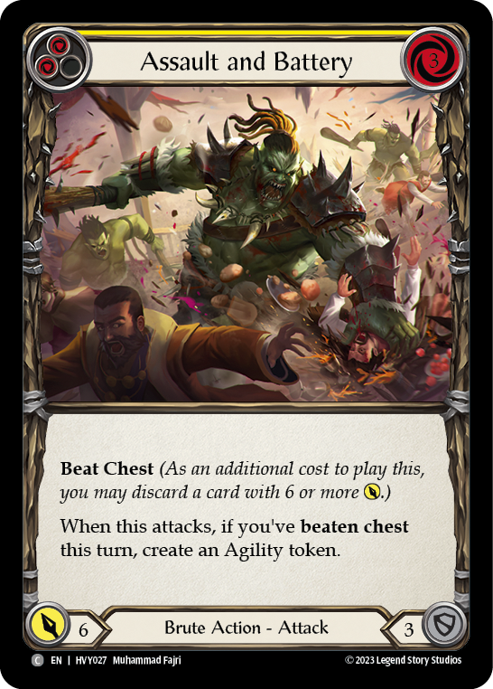 Assault and Battery (Yellow) [Heavy Hitters]