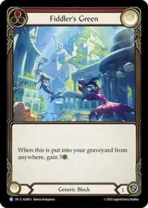 Fiddler's Green (Red) (AGB013) [Armory Deck Gravy Bones]