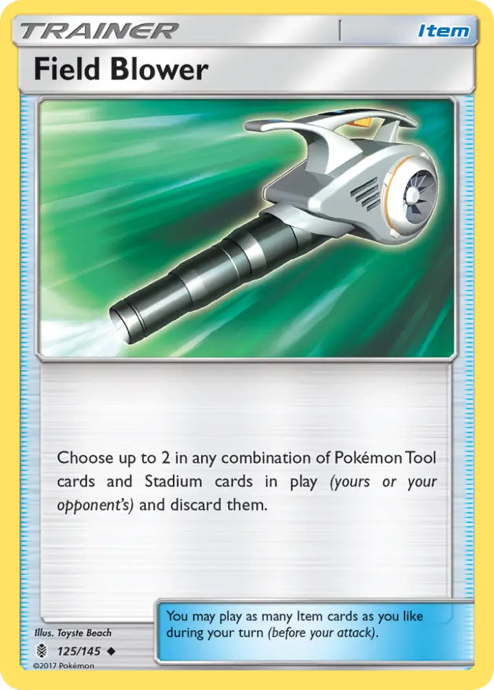 Field Blower (125/145) [Sun & Moon: Guardians Rising] - Pokemon Single