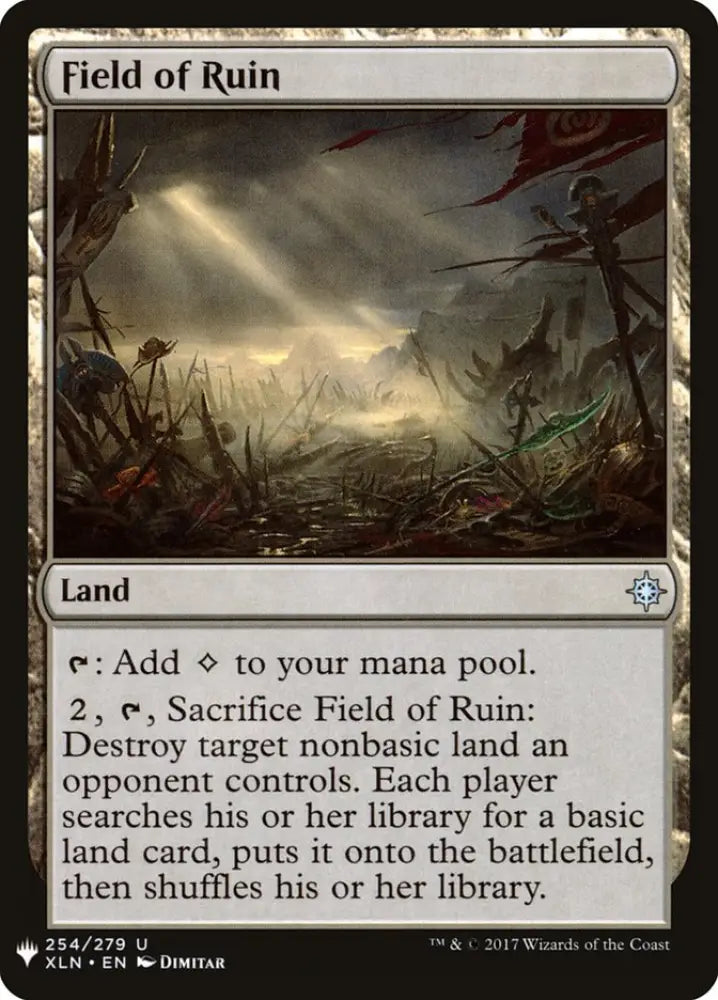 Field of Ruin [Mystery Booster] - MTG Single