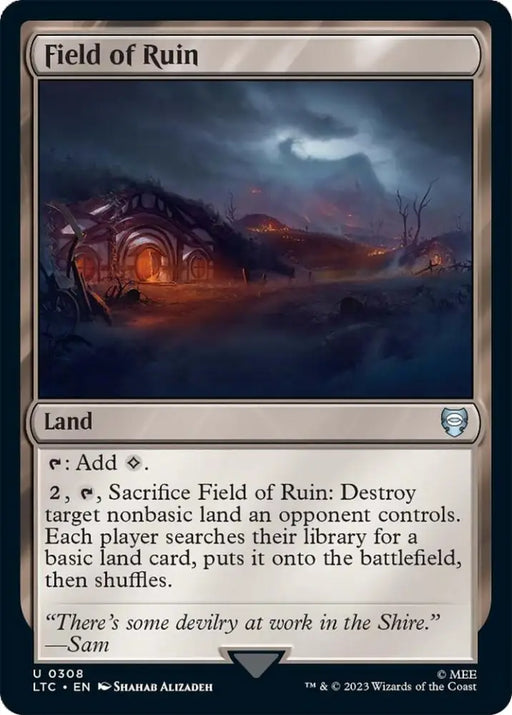 Field of Ruin [The Lord of the Rings: Tales of Middle-Earth Commander] - MTG Single