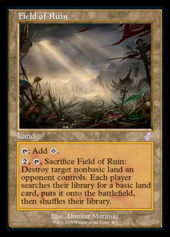 Field of Ruin (Timeshifted) [Time Spiral Remastered] - MTG Single