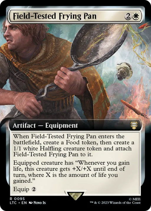 Field-Tested Frying Pan (Extended Art) [The Lord of the Rings: Tales of Middle-Earth Commander] - MTG Single