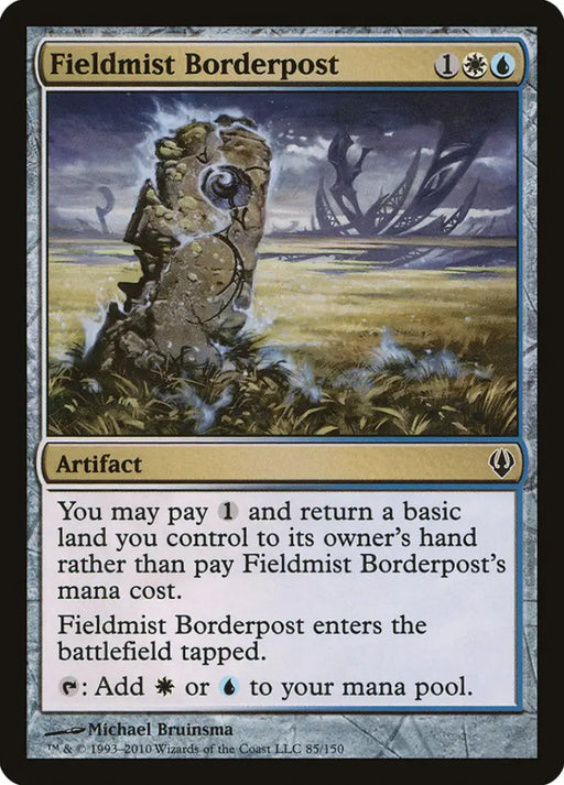 Fieldmist Borderpost [Archenemy] - MTG Single