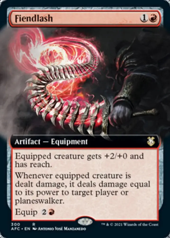 Fiendlash (Extended Art) [Dungeons & Dragons: Adventures in the Forgotten Realms Commander] - MTG Single