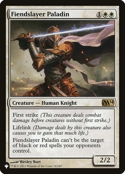 Fiendslayer Paladin [The List] - MTG Single