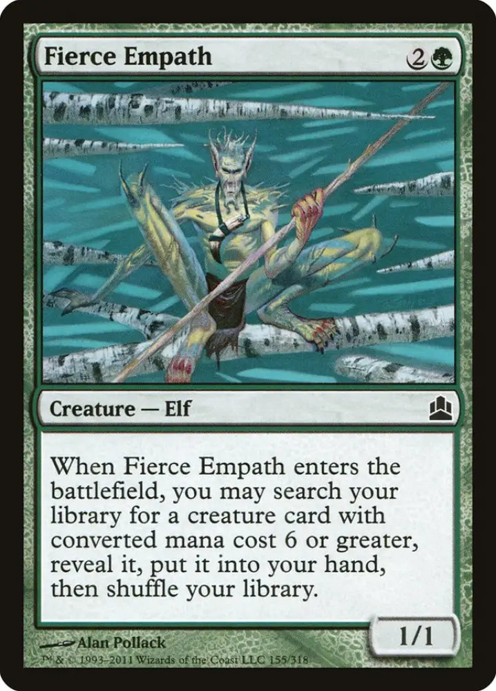 Fierce Empath [Commander 2011] - MTG Single