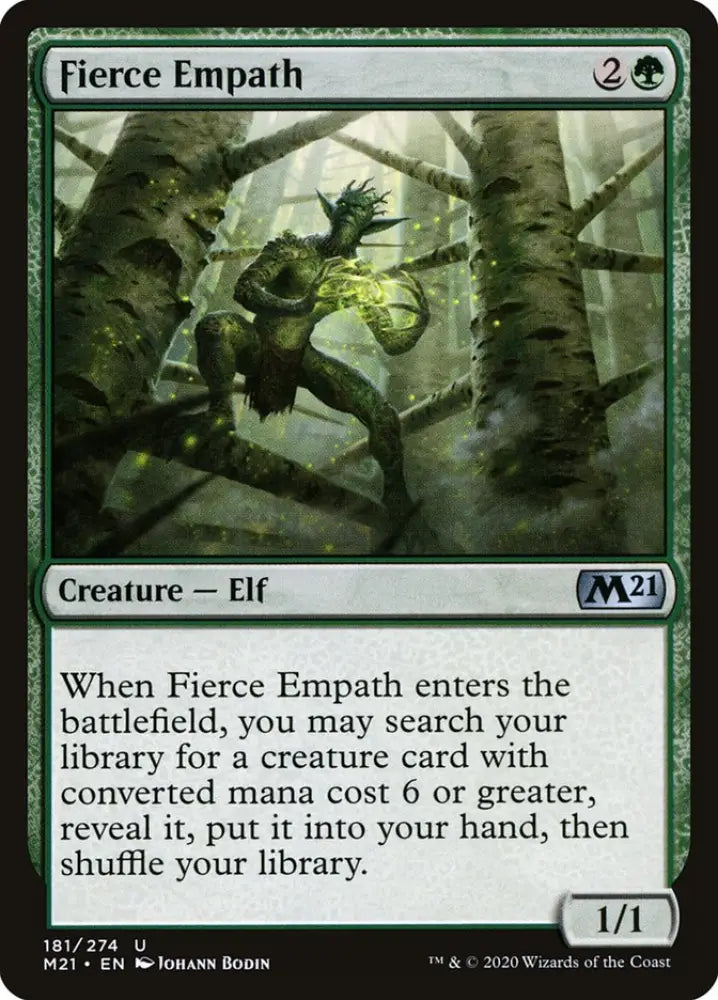 Fierce Empath [Core Set 2021] - MTG Single
