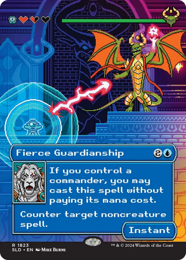 Fierce Guardianship (Rainbow Foil) [Secret Lair Drop Series] - MTG Single