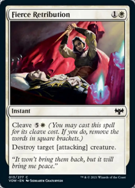 Fierce Retribution [Innistrad: Crimson Vow] - MTG Single