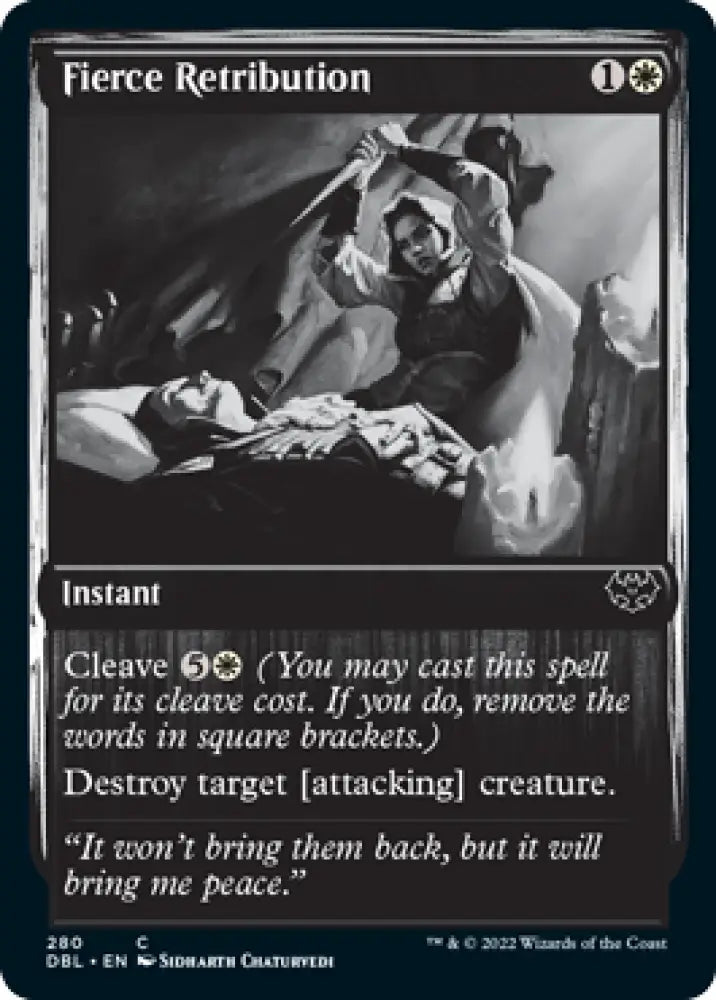Fierce Retribution [Innistrad: Double Feature] - MTG Single