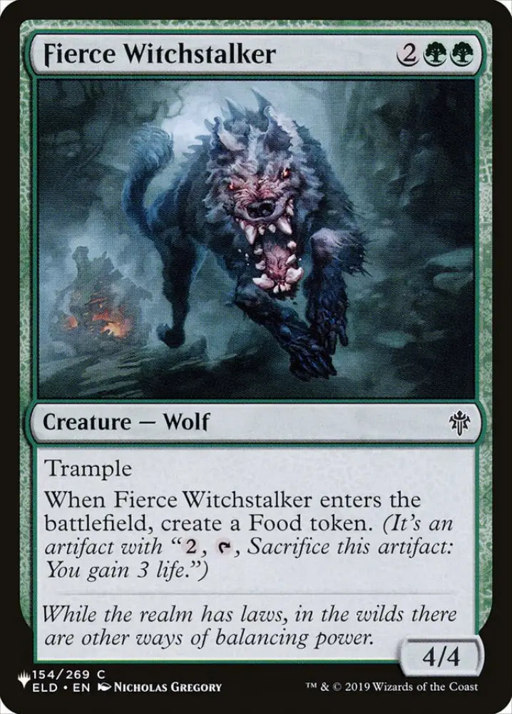 Fierce Witchstalker [The List] - MTG Single