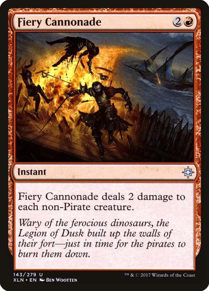 Fiery Cannonade [Ixalan] - MTG Single