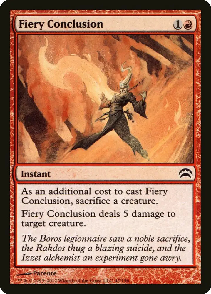 Fiery Conclusion [Planechase 2012] - MTG Single