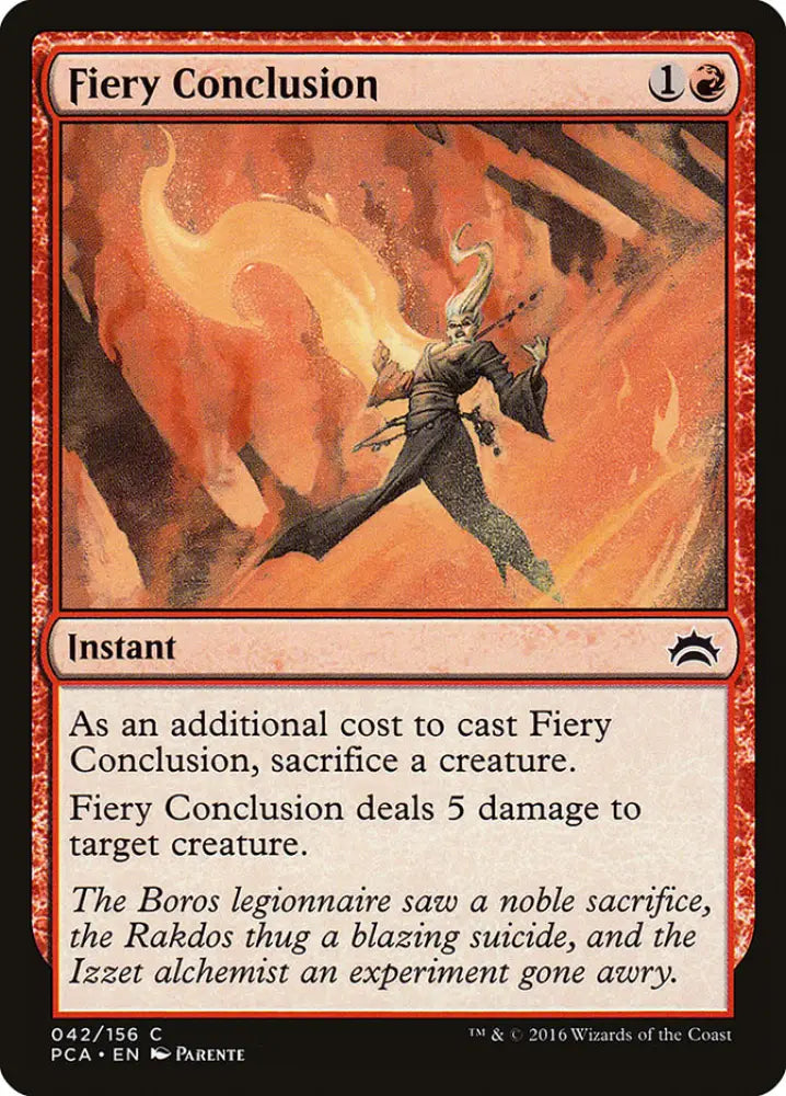 Fiery Conclusion [Planechase Anthology] - MTG Single