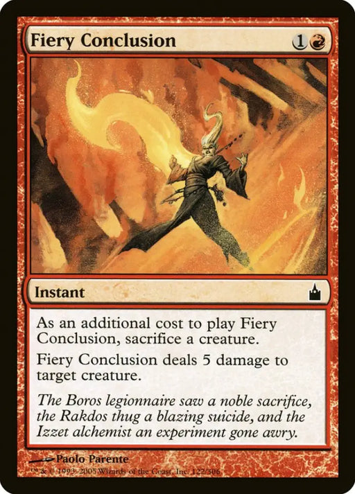 Fiery Conclusion [Ravnica: City of Guilds] - MTG Single