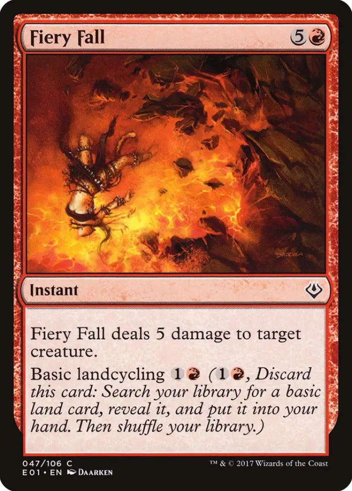 Fiery Fall [Archenemy: Nicol Bolas] - MTG Single