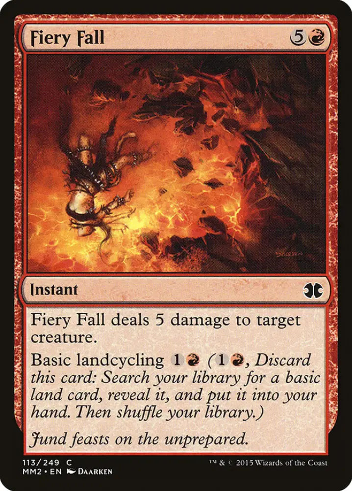 Fiery Fall [Modern Masters 2015] - MTG Single
