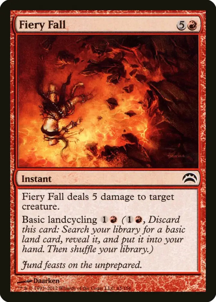 Fiery Fall [Planechase 2012] - MTG Single